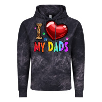 Cloud Black i love my dads Vintage Hoodie - OliviaCreatesArt