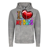 I Love My Dads Vintage Hoodie | Teevron