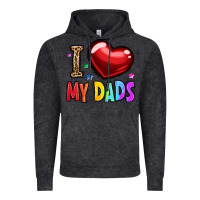 Vintage Black i love my dads Vintage Hoodie - OliviaCreatesArt