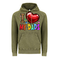 Vintage Olive i love my dads Vintage Hoodie - OliviaCreatesArt