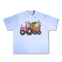 Grape Ice Easter bunny tractor Urban Heavy Tee - CowGirlArtShop