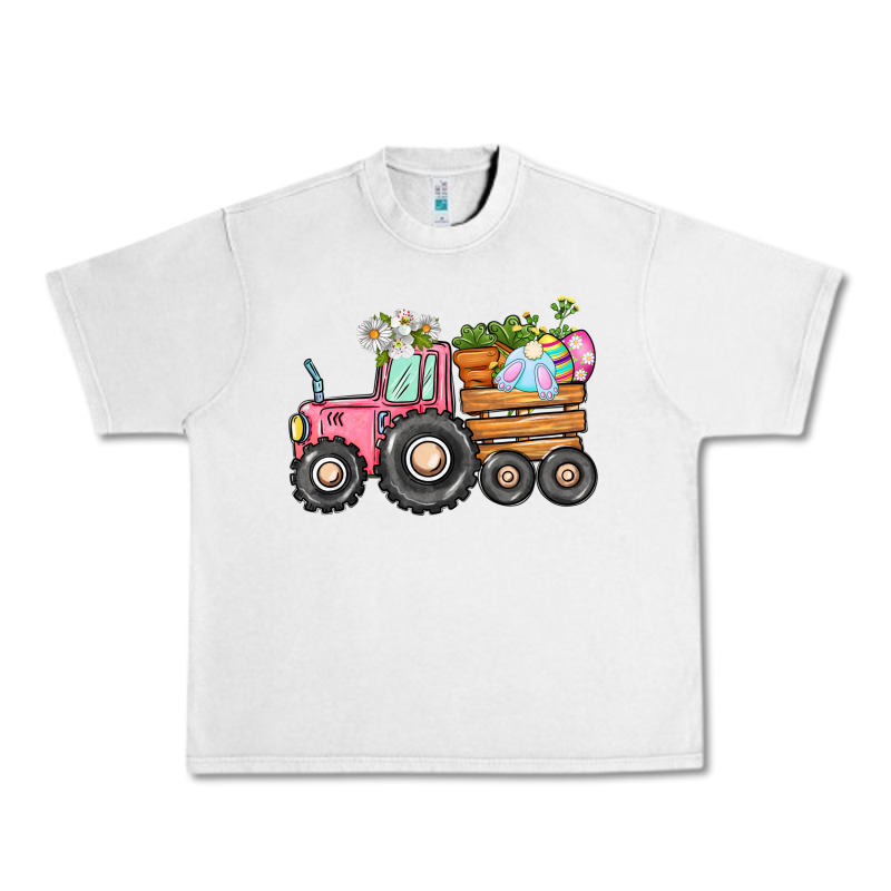 Easter Bunny Tractor Urban Heavy Tee by CowGirlArtShop | Teevron