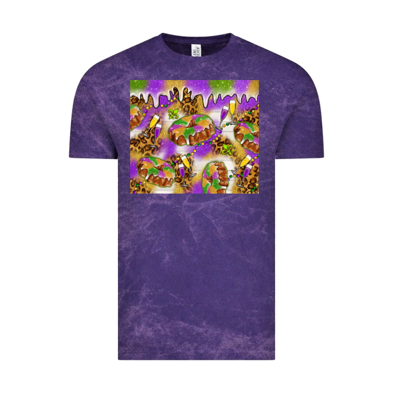 Mardi Gras With King Cake Tumbler Vintage Tee by HowdyJamesFarm | Teevron