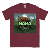 Burgundy Mama bear tumbler Classic Tee - HowdyJamesFarm