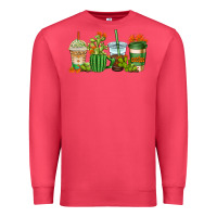 Cardinal cactus coffee cups Premium Sweatshirt - AdoDesignShop