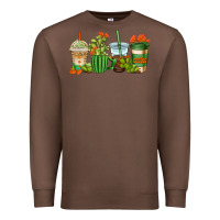 Chestnut cactus coffee cups Premium Sweatshirt - AdoDesignShop
