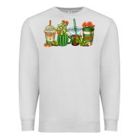 Dove Grey cactus coffee cups Premium Sweatshirt - AdoDesignShop