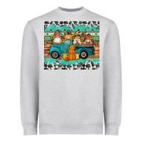 Heather Grey western fall truck gnomes tumbler Heavyweight Sweatshirt - Artiststas