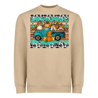 Western Fall Truck Gnomes Tumbler Heavyweight Sweatshirt | Teevron
