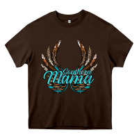 Chocolate Brown Southern Mama Heavy Core Tee - JahusDesignShop