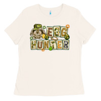 Bone Egg hunter with plate letters Easter Day Ladies Tee - HowdyJamesFarm