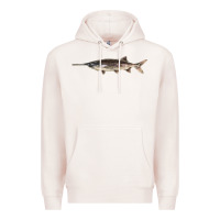 Pale Pink Paddlefish Illustrations, Premium Hoodie - LillyAllenDesigns