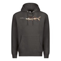 Smoke Paddlefish Illustrations, Premium Hoodie - LillyAllenDesigns
