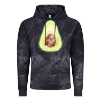 Cloud Black half avocado fa element Vintage Hoodie - FaDigitalArtStudio
