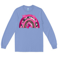Colony Blue Breast Cancer rainbow Long Sleeve Tee - FaDigitalArtStudio