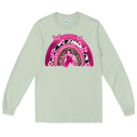 Matcha Breast Cancer rainbow Long Sleeve Tee - FaDigitalArtStudio