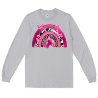 Moon Dust Breast Cancer rainbow Long Sleeve Tee - FaDigitalArtStudio