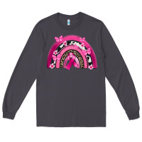 Smoke Breast Cancer rainbow Long Sleeve Tee - FaDigitalArtStudio