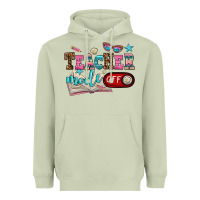 Matcha teacher mode off Heavyweight Hoodie - AdoDesignShop
