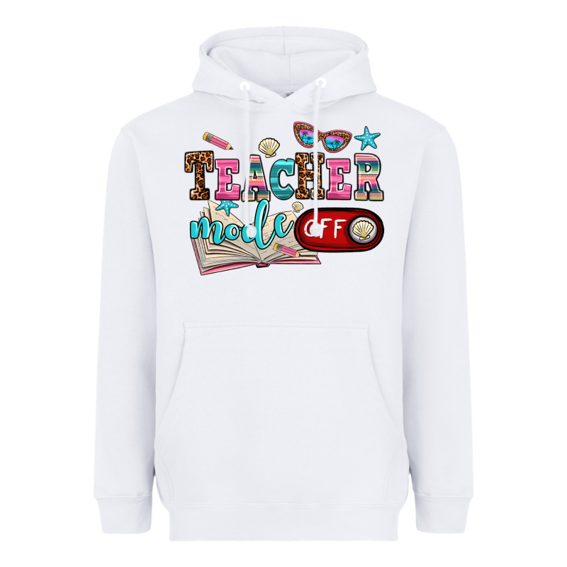 Teacher Mode Off Heavyweight Hoodie by AdoDesignShop | Teevron