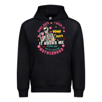 Black funny motherhood Urban Hoodie - JahusDesignShop