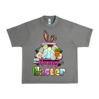 Tornado Bunny Happy Easter truck Urban Heavy Tee - CowGirlArtShop