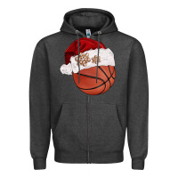 Charcoal Heather Christmas sports Zipper Hoodie - BarkalooDesign