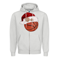 Dove Grey Christmas sports Zipper Hoodie - BarkalooDesign
