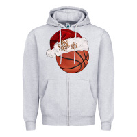 Heather Grey Christmas sports Zipper Hoodie - BarkalooDesign