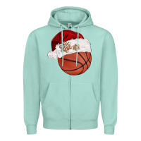 Seafoam Christmas sports Zipper Hoodie - BarkalooDesign