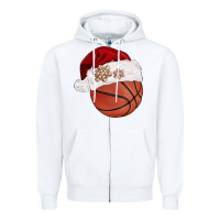White Christmas sports Zipper Hoodie - BarkalooDesign