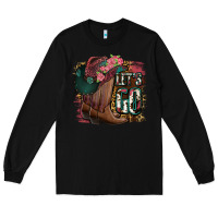 Black Let's Go Long Sleeve Tee - Jasminsmagicworld
