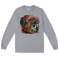Heather Grey Let's Go Long Sleeve Tee - Jasminsmagicworld