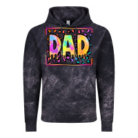 Cloud Black lgbtq tie dye dad Vintage Hoodie - OliviaCreatesArt