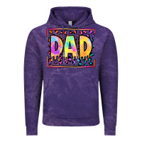 Cloud Purple lgbtq tie dye dad Vintage Hoodie - OliviaCreatesArt