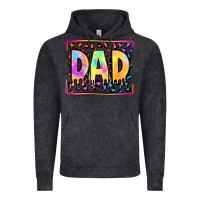 Vintage Black lgbtq tie dye dad Vintage Hoodie - OliviaCreatesArt