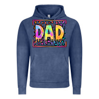 Vintage Denim lgbtq tie dye dad Vintage Hoodie - OliviaCreatesArt