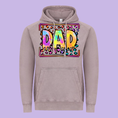 Lgbtq Tie Dye Dad Vintage Hoodie Designed By Oliviacreatesart