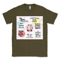 Army Green it's ok to be not ok Classic Tee - TumblerDesignByShophia