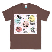 Chestnut it's ok to be not ok Classic Tee - TumblerDesignByShophia