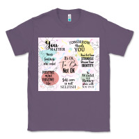 Lavender it's ok to be not ok Classic Tee - TumblerDesignByShophia