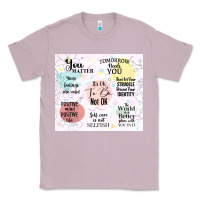 Lilac it's ok to be not ok Classic Tee - TumblerDesignByShophia