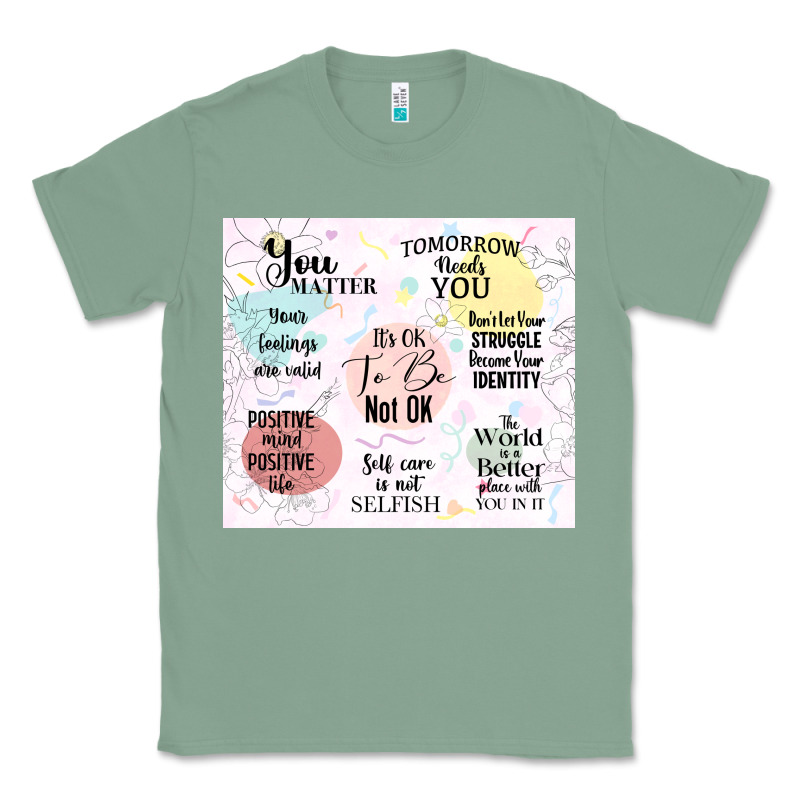 It's Ok To Be Not Ok Classic Tee by TumblerDesignByShophia | Teevron