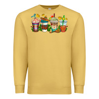 Antique Gold cinco de mayo coffee cups Premium Sweatshirt - AdoDesignShop