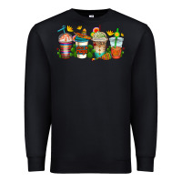 Black cinco de mayo coffee cups Premium Sweatshirt - AdoDesignShop