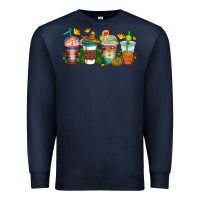 Navy cinco de mayo coffee cups Premium Sweatshirt - AdoDesignShop