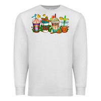 Oatmeal Heather cinco de mayo coffee cups Premium Sweatshirt - AdoDesignShop