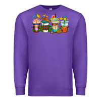 Purple cinco de mayo coffee cups Premium Sweatshirt - AdoDesignShop