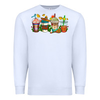 White cinco de mayo coffee cups Premium Sweatshirt - AdoDesignShop