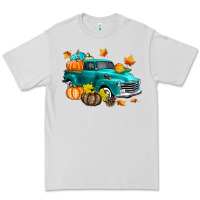 Dove Grey Fall Farm Truck Premium Tee - texasbilliewilder
